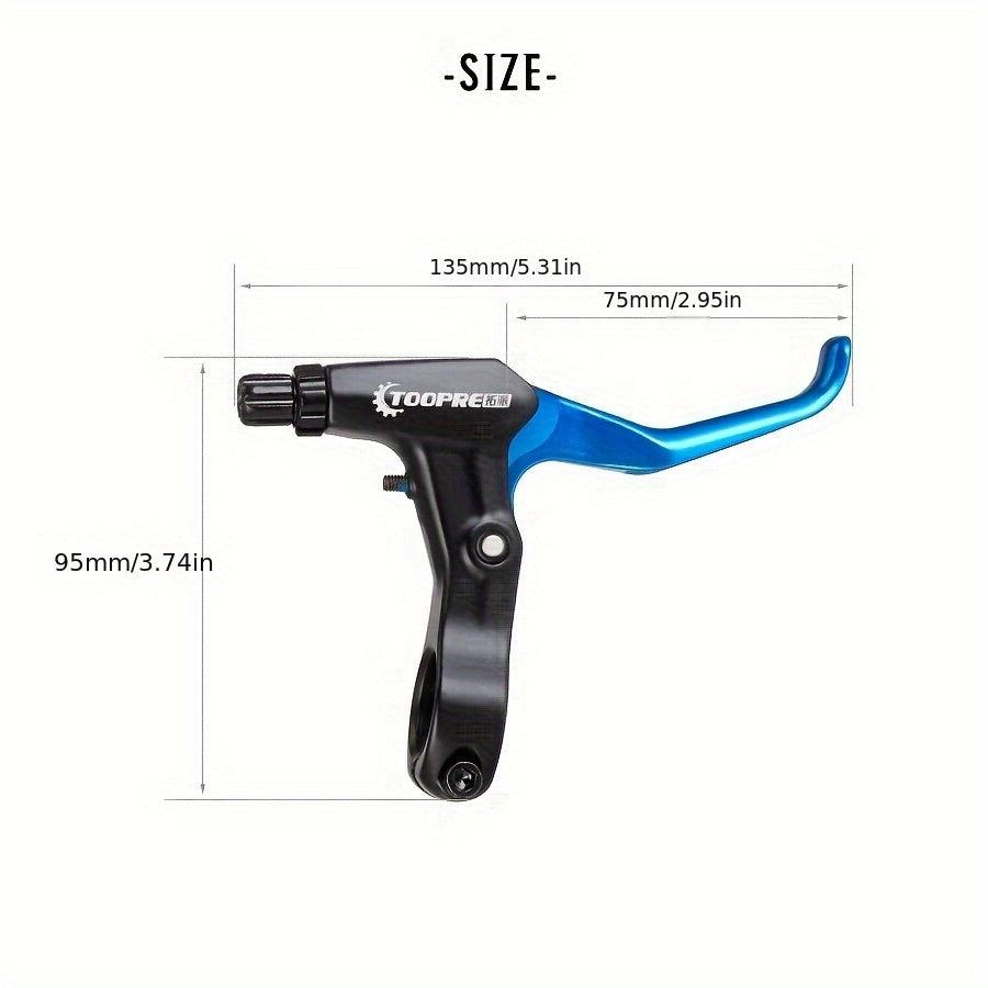Ultra Light Mountain Bike Brake Handle - V Brake/Disc Brake, Aluminum Alloy Hydraulic Disc Brake for Smooth Stopping Power