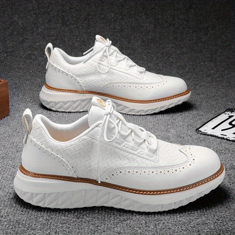 New Men's Casual Thick-Soled Shoes for Spring Summer Autumn 2025 Daily Outdoor Commuting Fashionable Sports Footwear
