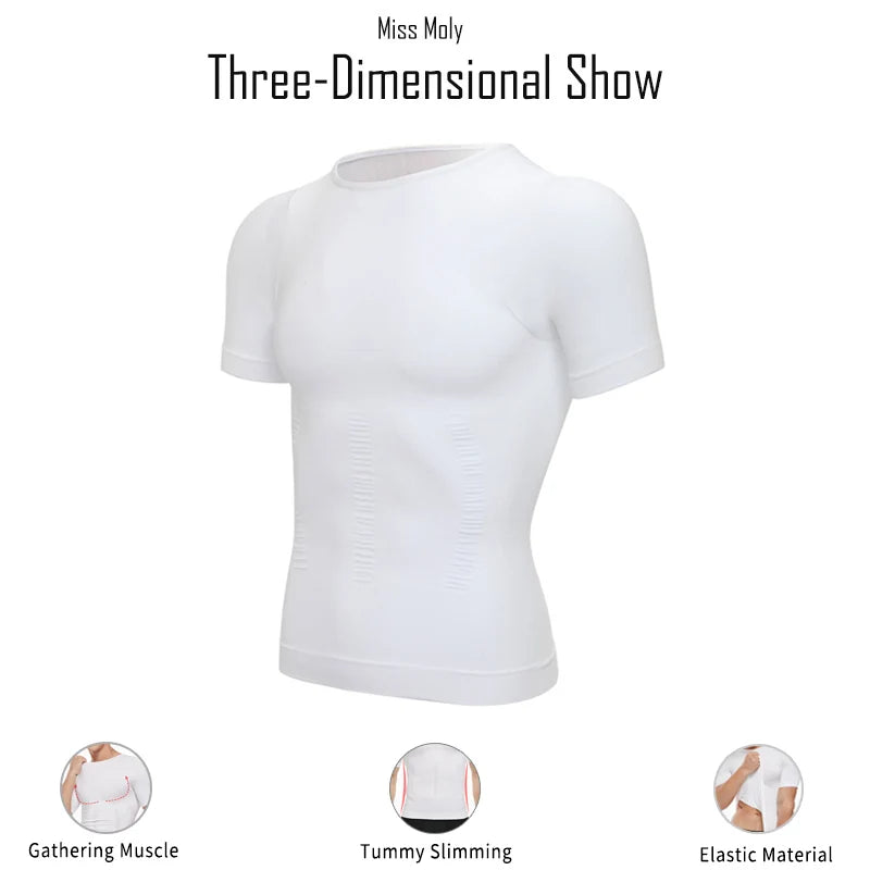 Men Slimming Body Shaper Belly Control Shapewear Waist Trainer Corrective Posture Vest Corset