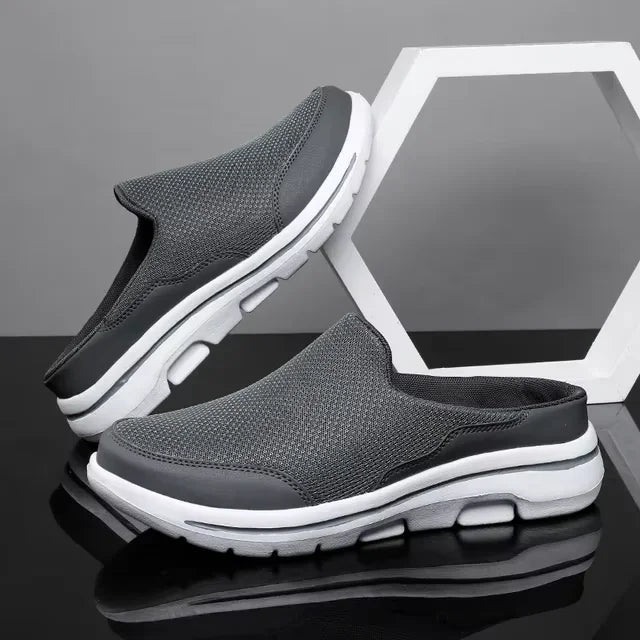Ngouxm Men Slippers Summer Breathable Home Indoor Slippers Men Thick Bottom Slides Fashion Couple Walking Shoes Chanclas Hombre