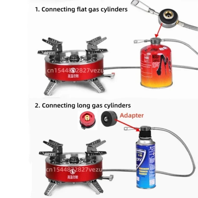 BULIN BL100-B18 Plus 9 Stove Seven/Nine Core Burner Camping Stove 18000W/23800W Super Firepower Outdoor Portable Gas