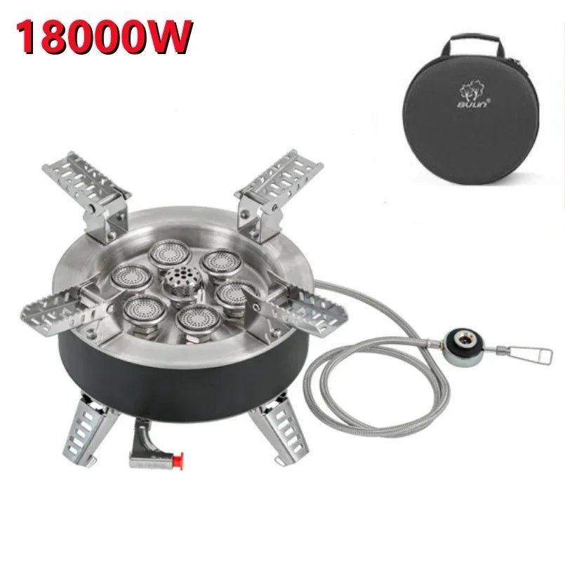 BULIN BL100-B18 Plus 9 Stove Seven/Nine Core Burner Camping Stove 18000W/23800W Super Firepower Outdoor Portable Gas