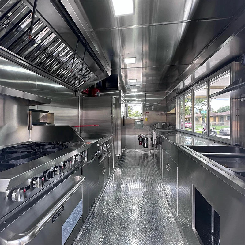 Allbetter Fully Equipped Food Truck For Sale Custom Concession Trailer Bubble Tea Coffee Vending Cart
