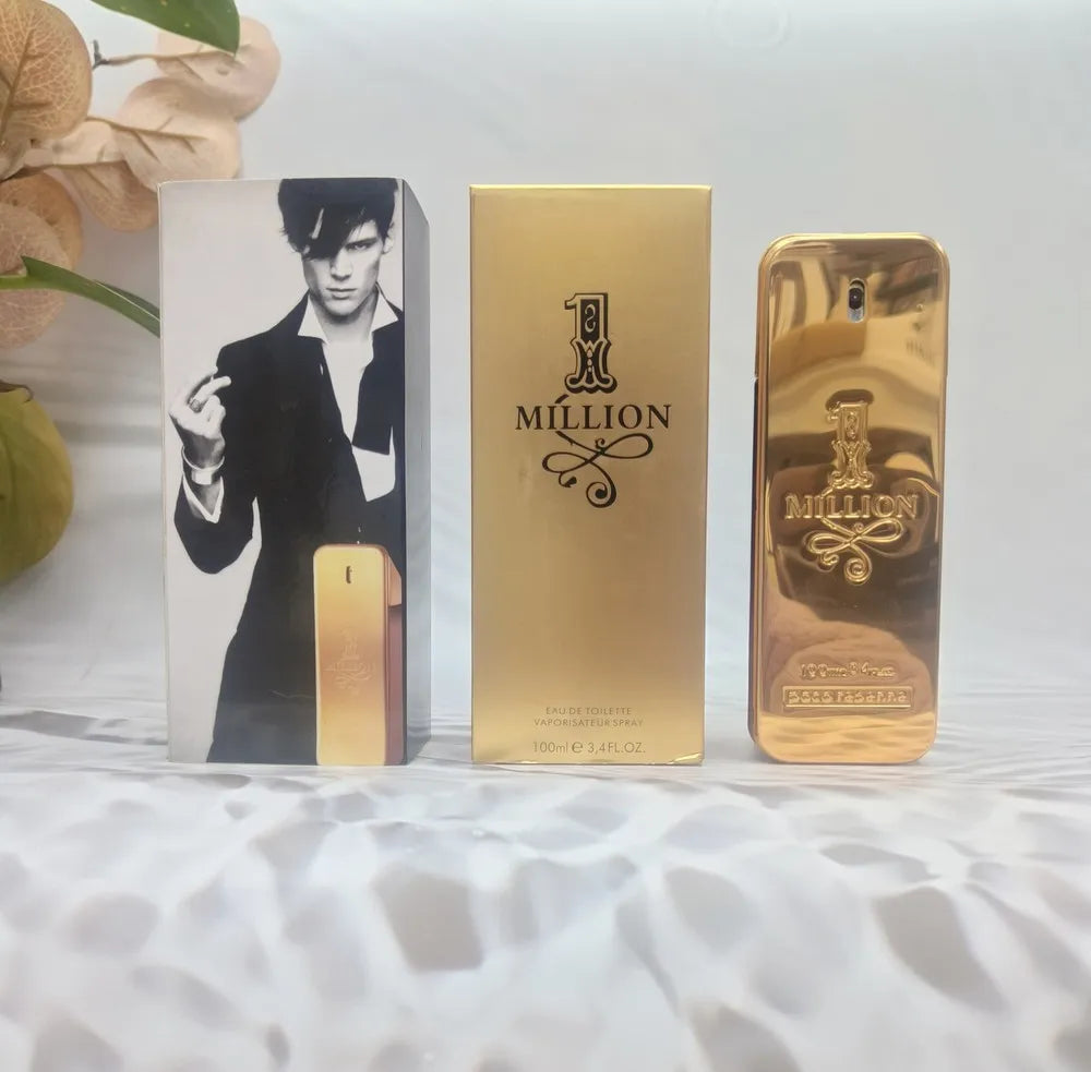 1 Million By Paco Rabanne For Men's Eau De Toilette TESTER 3.4 fl oz 100 ml Men's Cologne New in Box USA