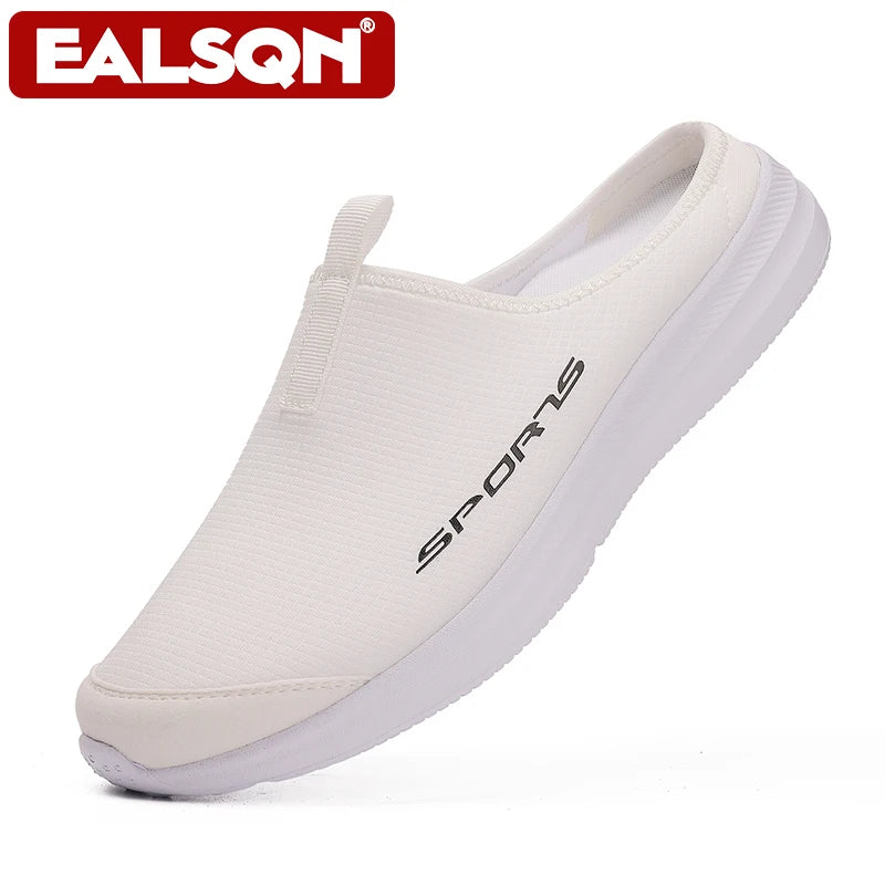 Summer Half Slippers for Men Trendy Men's Flat Bottom Casual Shoes Soft Sole Support Shoes Men's Sneakers Zapatos De Hombre
