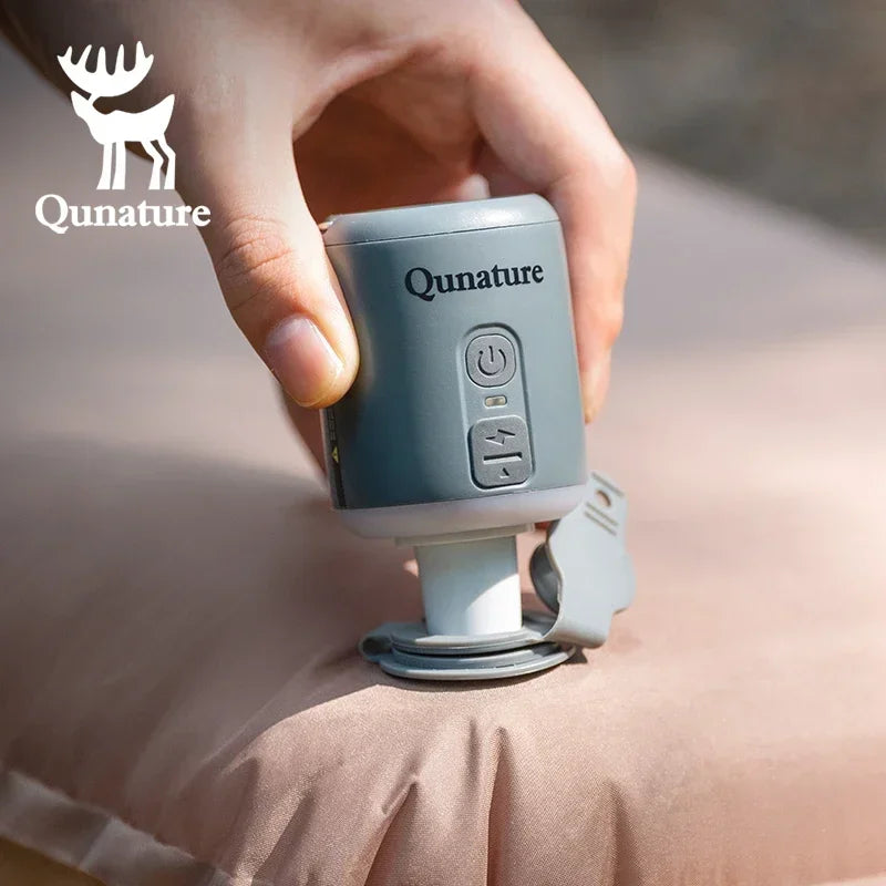 Qunature Electric Air Pump Multifunctional Inflatable Extract Gas Pump for Camping Air Bed and Swimming Ring