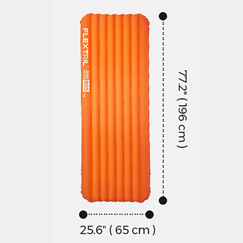 Flextail Zero Mattress Plus 196cm Insulated Sleeping Pad with 5.6 R Value Ultralight Inflatable Camping Mat