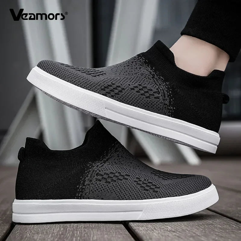 Men's Casual Walking Shoes Slip on Running Shoes Breathable Lightweight Comfortable Fashion Non Slip Sneakers for Men