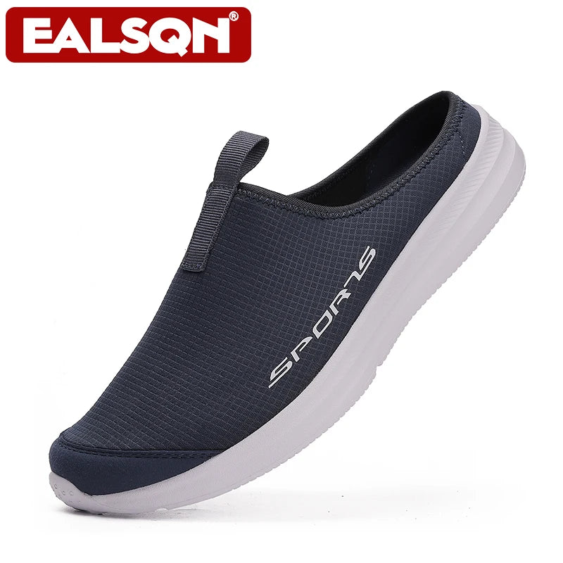 Summer Half Slippers for Men Trendy Men's Flat Bottom Casual Shoes Soft Sole Support Shoes Men's Sneakers Zapatos De Hombre
