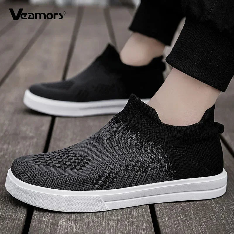 Men's Casual Walking Shoes Slip on Running Shoes Breathable Lightweight Comfortable Fashion Non Slip Sneakers for Men