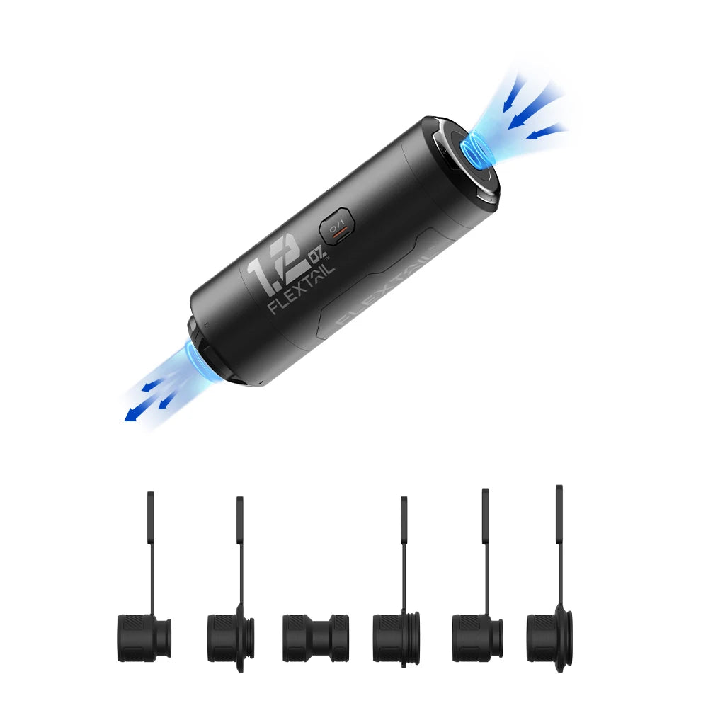 Flextailgear Zero Pump Portable Camping Air Pump Electric Inflator for Sleeping Pads with Rechargeable Battery