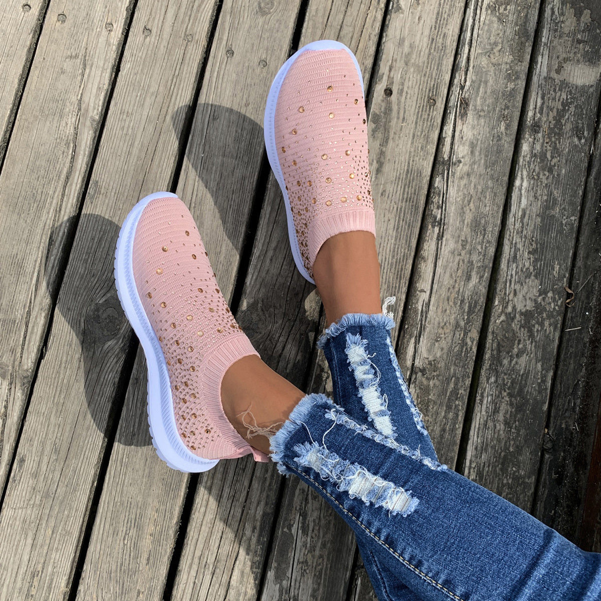 Women's Colorblock Mesh Platform Breathable Sneakers, Lightweight Lace Up Low Top Women's Shoes