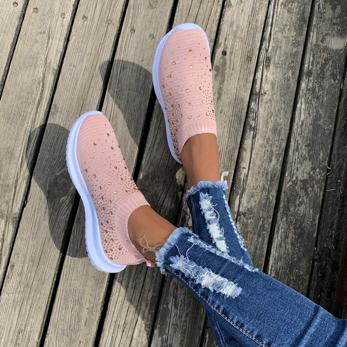 Women's Colorblock Mesh Platform Breathable Sneakers, Lightweight Lace Up Low Top Women's Shoes