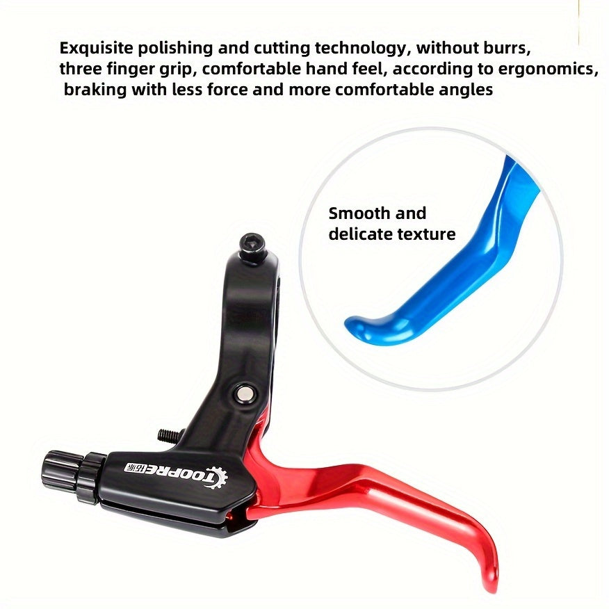 Ultra Light Mountain Bike Brake Handle - V Brake/Disc Brake, Aluminum Alloy Hydraulic Disc Brake for Smooth Stopping Power