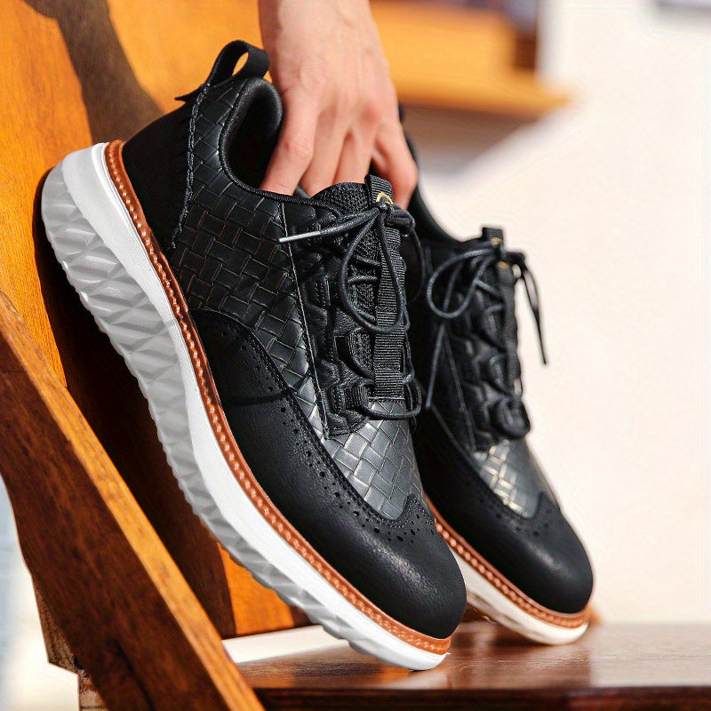 New Men's Casual Thick-Soled Shoes for Spring Summer Autumn 2025 Daily Outdoor Commuting Fashionable Sports Footwear