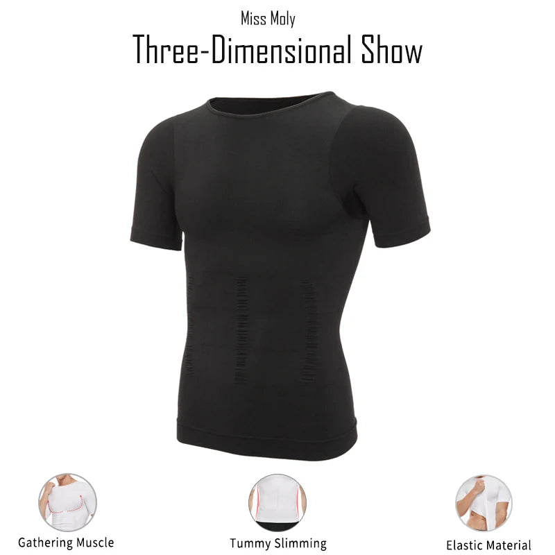 Men Slimming Body Shaper Belly Control Shapewear Waist Trainer Corrective Posture Vest Corset