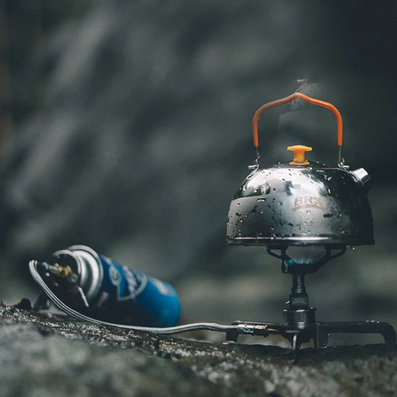 BRS Outdoor Gas Stove Mini Camping Gas Burner 25g Ultralight Titanium Picnic Hiking Cooking Stove BRS-3000T