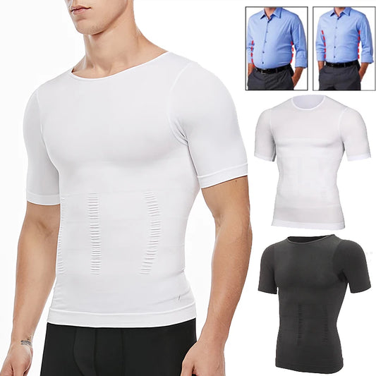 Men Slimming Body Shaper Belly Control Shapewear Waist Trainer Corrective Posture Vest Corset