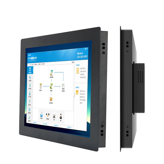 10.4 12.1 14 15 Inch Resistive Touch Industrial Monitor With VGA HDMI USB Embedded Portable Display HD LCD Screen