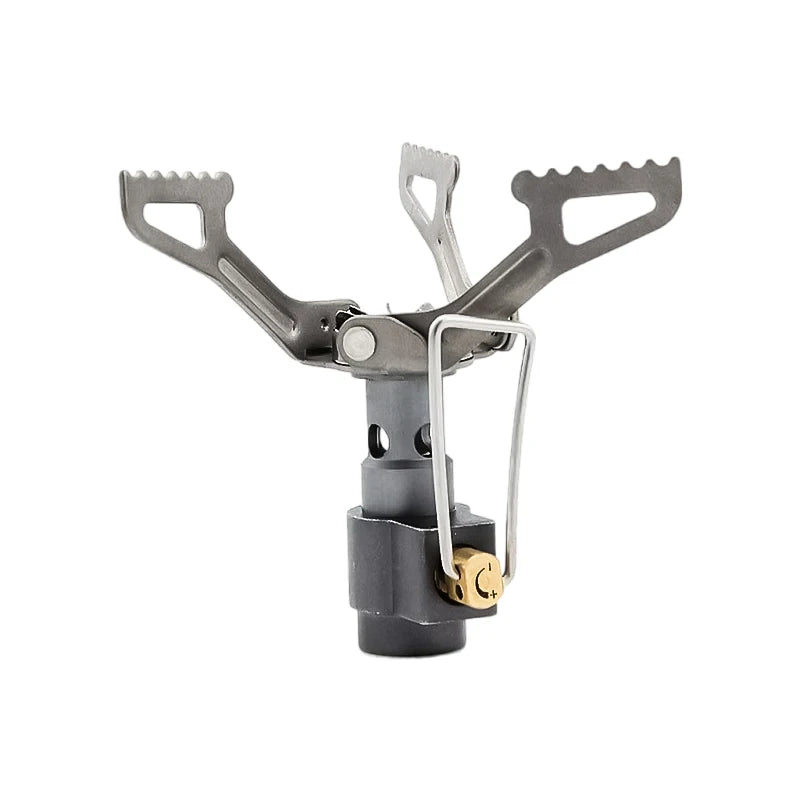 BRS Outdoor Gas Stove Mini Camping Gas Burner 25g Ultralight Titanium Picnic Hiking Cooking Stove BRS-3000T