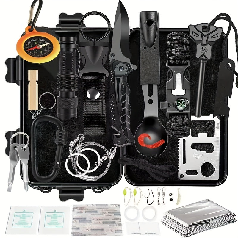 142 Piece Professional Survival Kit With Molle Bag Outdoor Multifunctional Tools For Camping Adventures